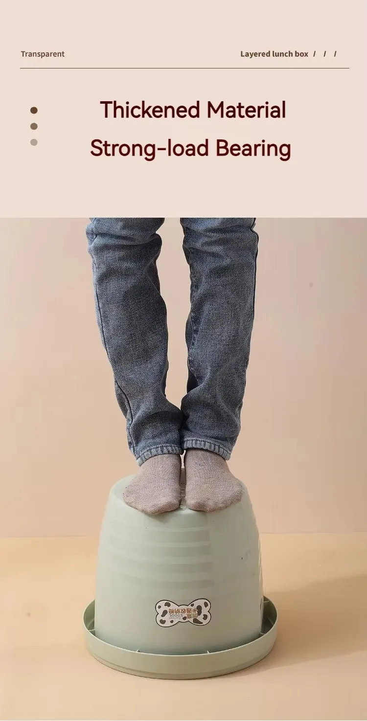 Cartoon Style Dual-Use Plastic Storage Bins & Boxes Good Quality Toys Organizer for Sitting & Storage manufacture