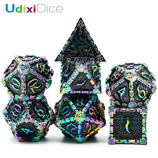 Набор многогранных металлических игр 7