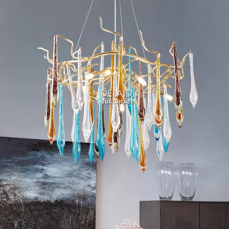 luxury tree crystal chandelier