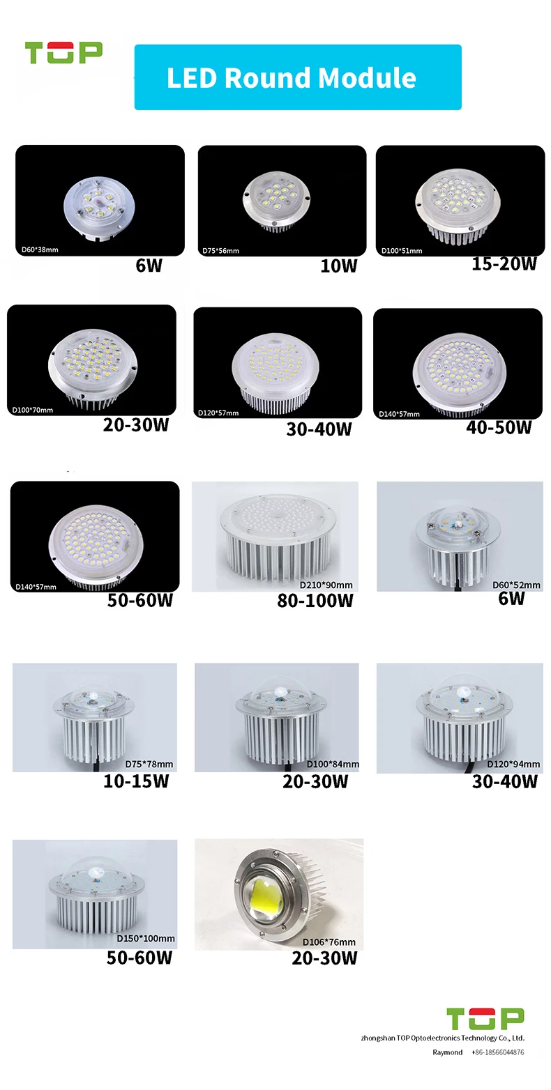 led Round module TOP333