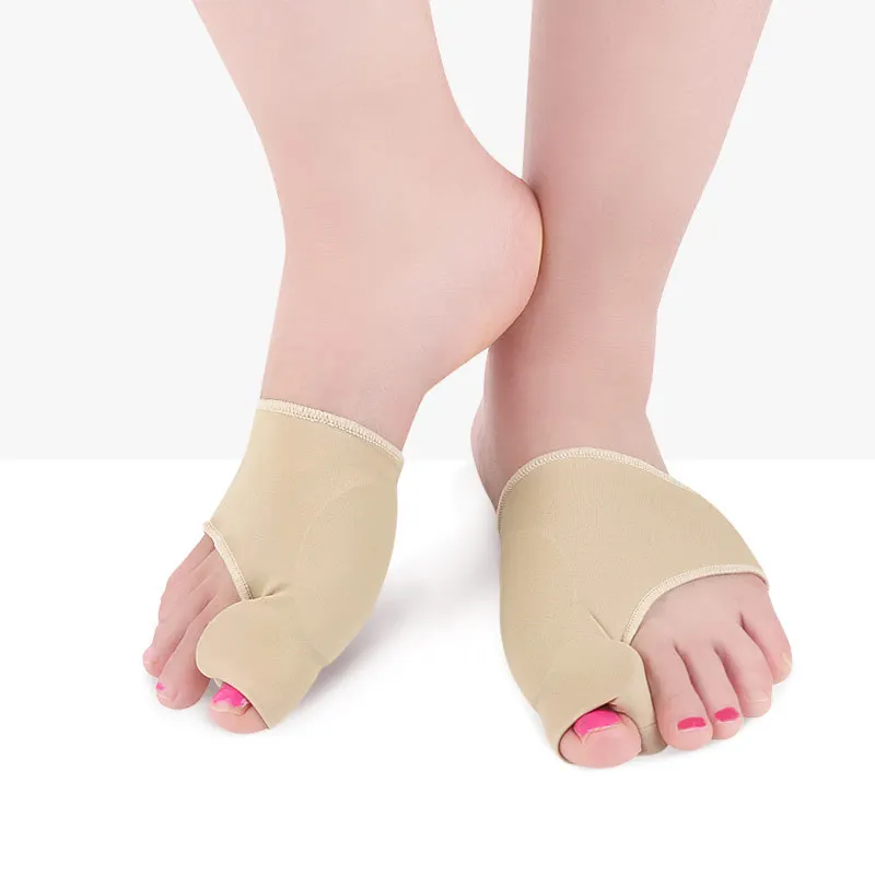 A Pair/Set Comfortable Soft Bunion Protector Toe Straightener Toe Separating Silicone Toe Separators Thumb Feet Care Adjuster 