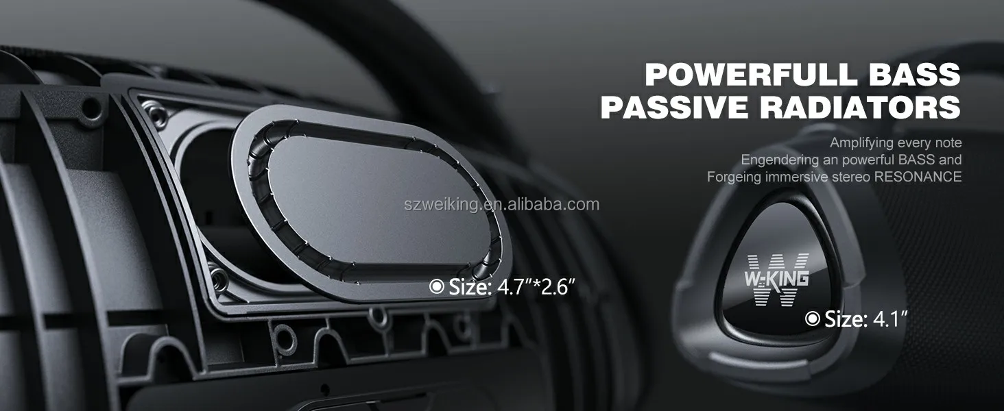 W-KING X20 200W Bluetooth Speaker & Guitar Amplifier - IPX7