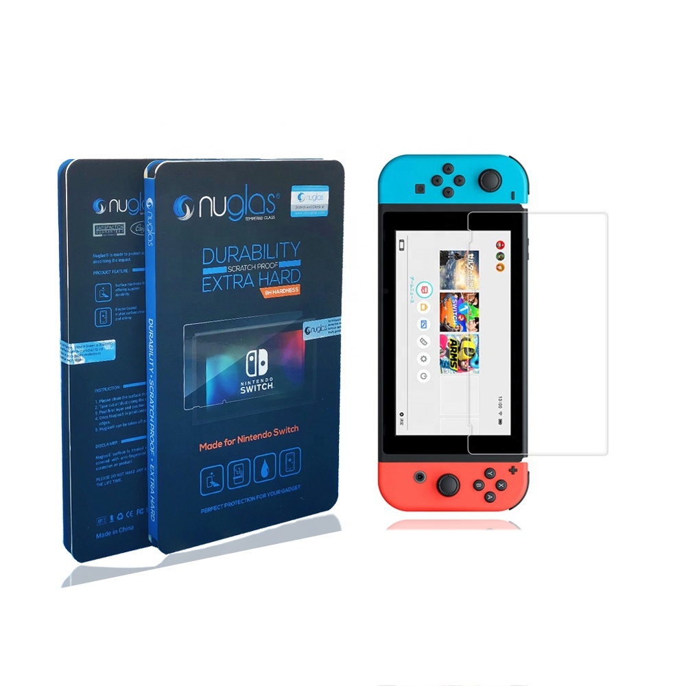 Прозрачное защитное стекло 9H для Nintendo Switch