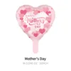 Pink heart-shaped balloon
