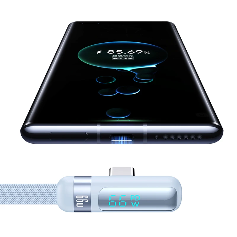 USAMS SJ651 Fast Charging 6A Type C Cable for Huawei Fast Charging Data Cable for iPhone