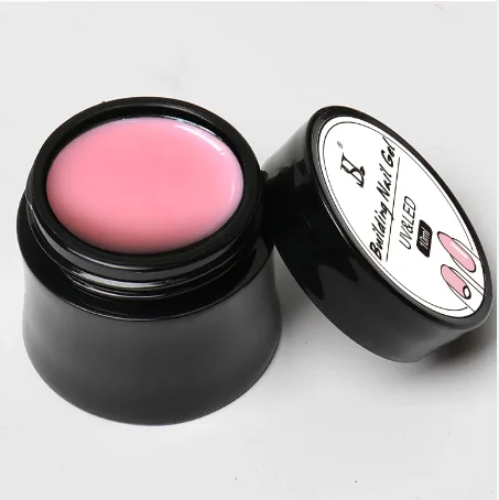 HS 10ml UV LED Clear  Gaoy Soft Nail Polish with Quick Building Gel 4 Colors for Nails