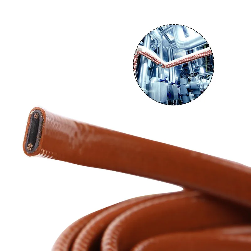Moderate Temperature Pipeline Heat Tracing Cable Industrial Self Regulating Heating Cable
