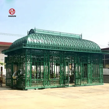 庭のための素晴らしい屋外ガゼボアンティーククラシック鉄ガゼボ