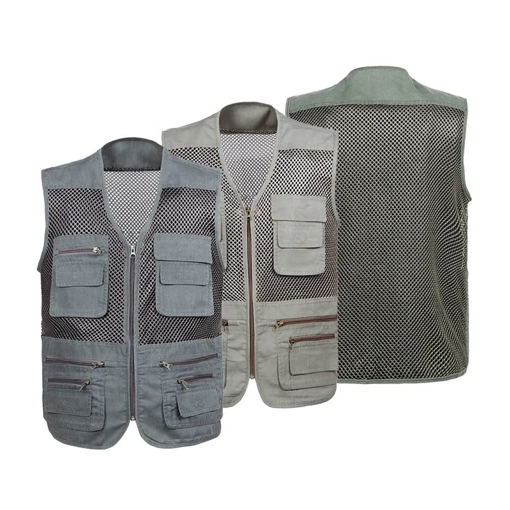 2026 Gilet de pêche pour homme, gilet de voyage utilitaire