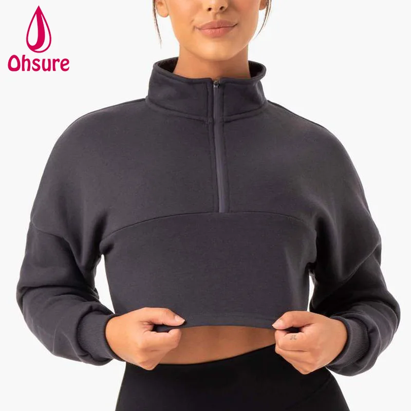 Comfort Oem Blank Custom Logo Half-zip 