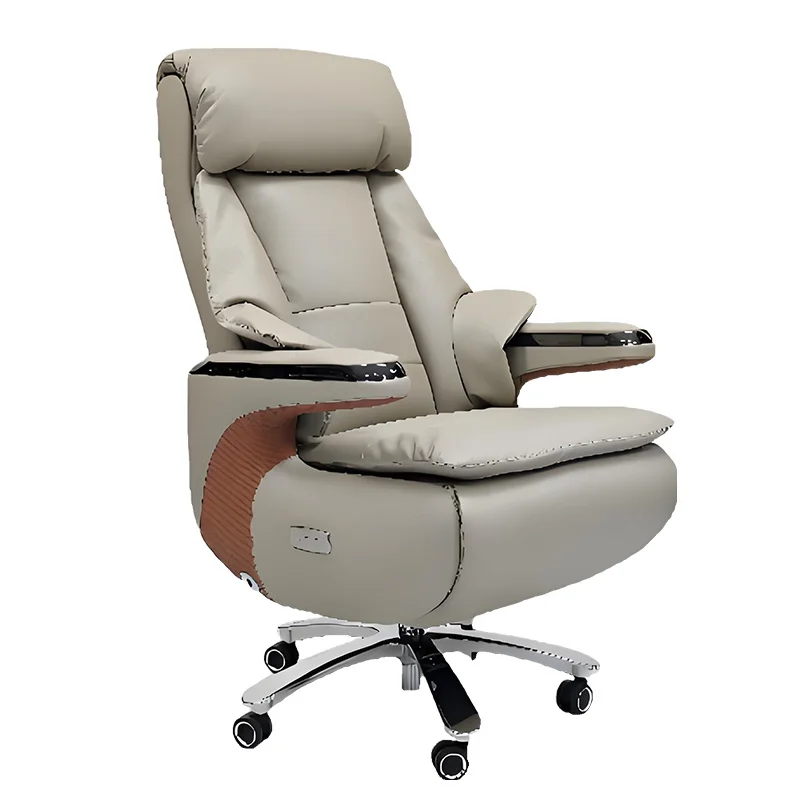 Electric Office Leather Computer Luxury Chair Modern Seat Executive Manager Swivel Chairs Furniture Set Customization Wholesale image 6