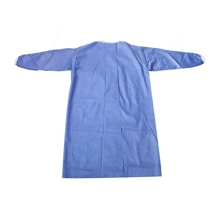 SMS Non-Woven Anti-Virus Intrusion Disposable Isolation Gown manufacture