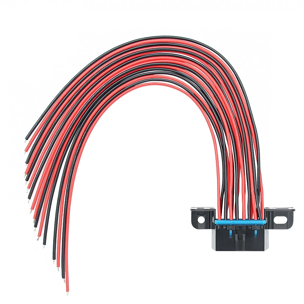 Universal Full Line OBD Plug 16pin Car Diagnostic OBD2 Power Test Interface Computer Detection Cable for toyota for honda for vw