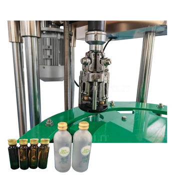 Bottle Cap Rube Machine Automatic Glass Bottle Aluminum Cap Sealing Machine Bottle Twist Off ...