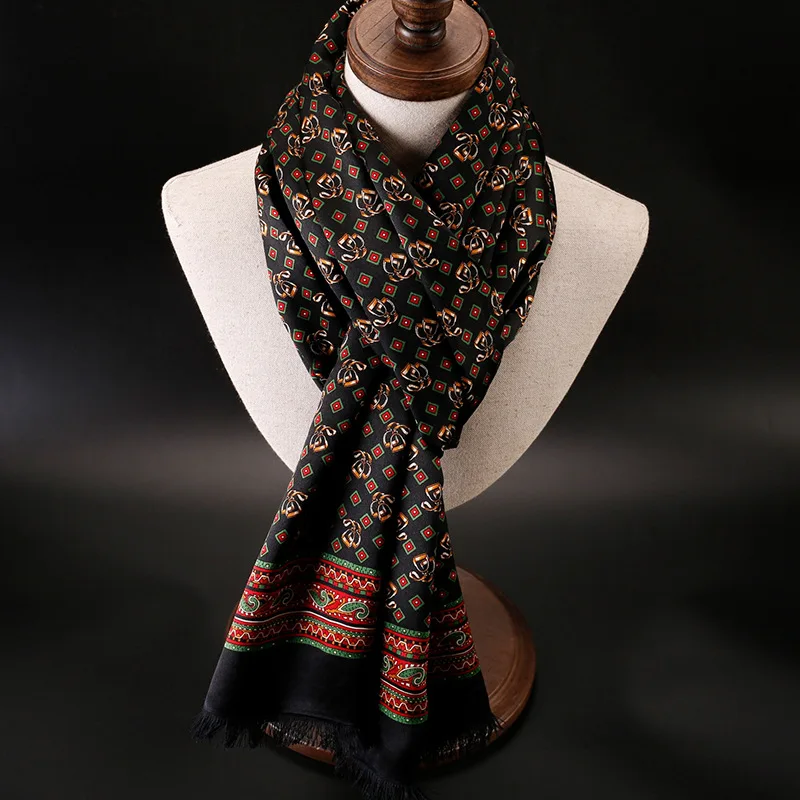 Sciarpa Seta Uomo Come Indossare Sciarpa Uomo In Seta Artificiale