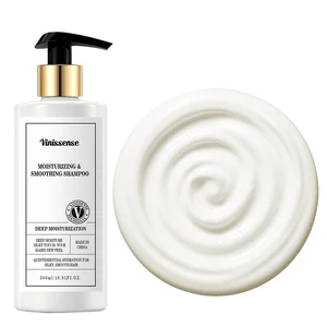 Manufacturer's Herbal Keratin Shampoo Castor Oil Hair Growth Care Product 500ml Volume Smoothing Nourishing Moisturizing Cream