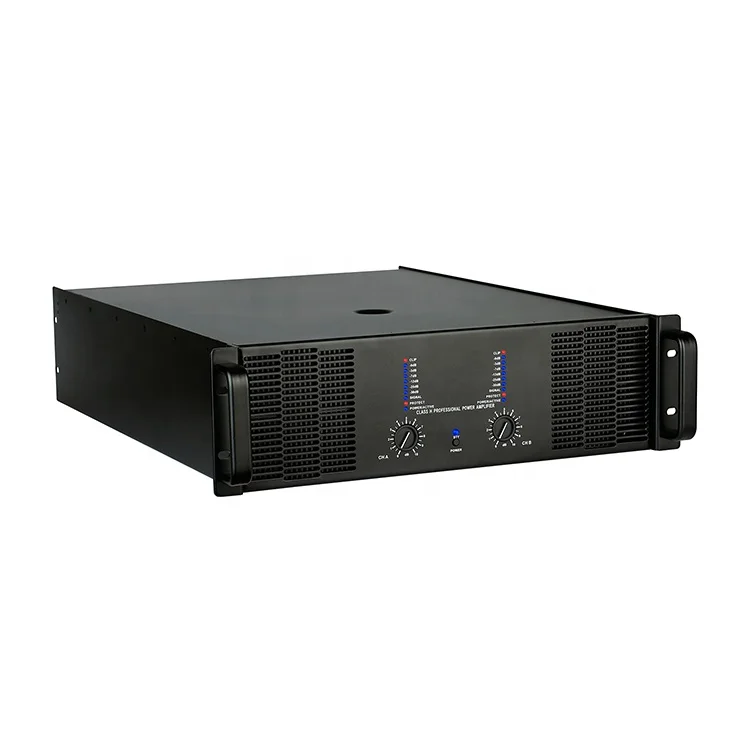 High Power Class H 3U Professional Amplifier for Audio Sound Systems CA Series