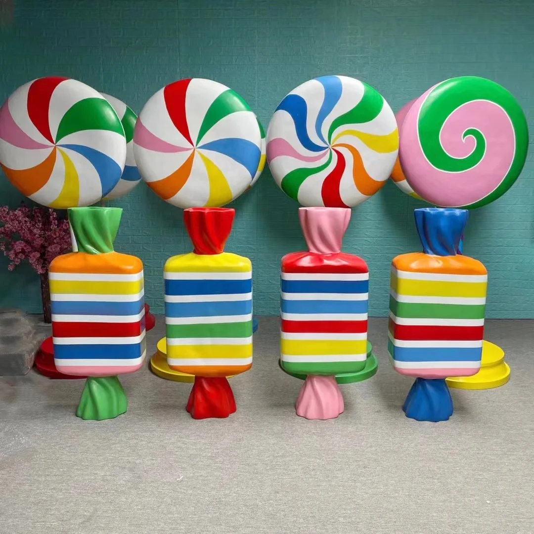 Fibreglass Candy Decorations/giant Candy Props/large Candy Cane ...