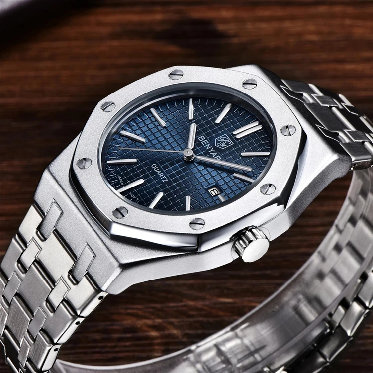 BENYAR 5156 Fashion Mens Quartz Watch Japan Miyota Movt Stainless Steel  Luminous Waterproof Mens Sports Wrist Watch| Alibaba.com