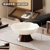 Medium-Wood grain base Cream draining tray