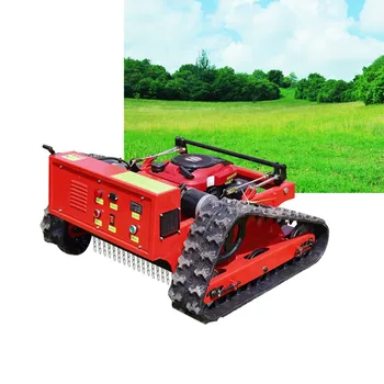 2024 Big discount 16hp Mini crawler remote control lawn mower grass blade Robot Mower Garden Electric Remote Control Robot