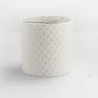 Fabric Lamp Cover Wholesale White Lace Mesh Fabric Table Lamp Cover Victorian Drum Lampshades