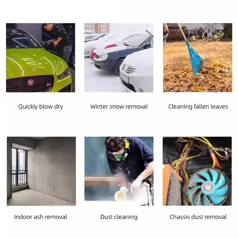 Handheld Violent Fan Powerful Electric Rotary Air Dryer Air Dust for Car Wash Snow Removal Turbo Jet Fan - view 6