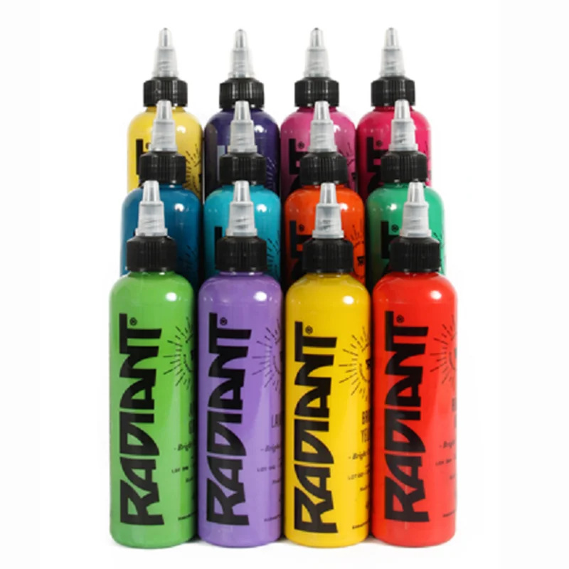 Radiant Colors Pointillism Tattoo Ink Set 12oz Bottles Kit Pigment Made in  USA  Amazonca Beauty  Personal Care