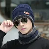 Conjunto de gorro de dos piezas azul marino
