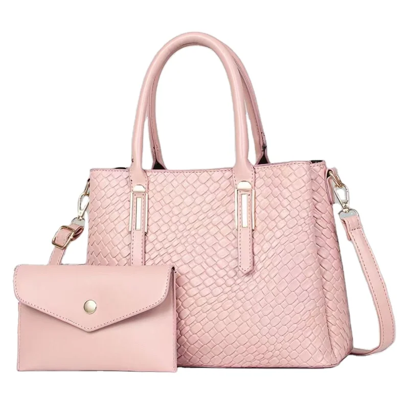 2026 New Arrival High Quality PU Handbags 2 in 1 handbag designer sets
