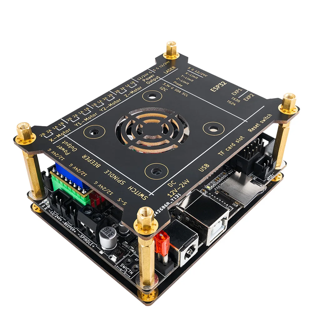 HANLEES Makerbase MKS DLC32 Offline-Controller 32 Bits ESP32 WIFI GRBL TFT Touchscreen für Desktop-Lasergravurmaschine (TS35-TMC2209 Kit2 HANLEES Makerbase MKS DLC32 Offline-Controller 32 Bits ESP32 WIFI GRBL TFT Touchscreen für Desktop-Lasergravurmaschine (TS35-TMC2209 Kit2