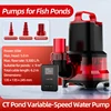 Pompe à eau à fréquence variable CT9500 pour bassins à poissons
