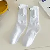 White (strong magnetic) [Big Eyes Holding Hands Socks]