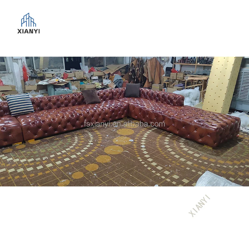 The Latest Design Chesterfield Luxury Sofa Sets Living Room Furniture