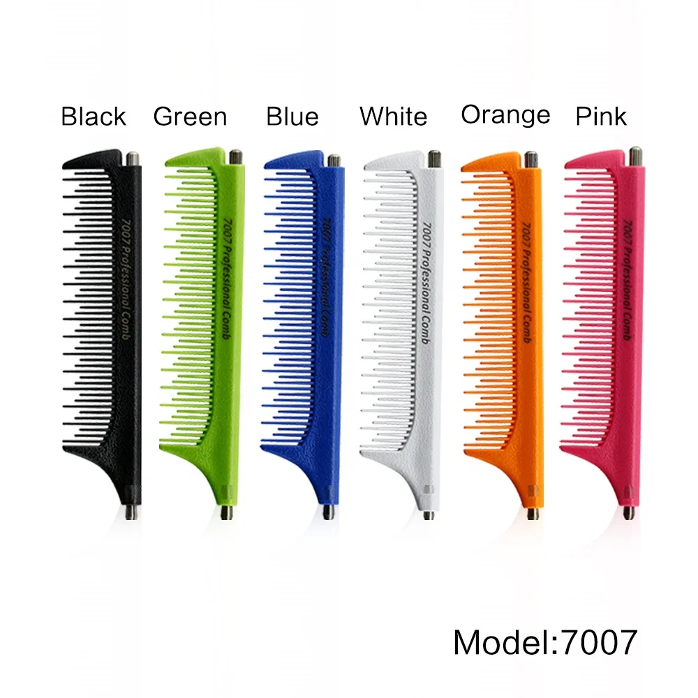 Multi Function Metal Rat Tail Hair Comb Barber Shop Hair Styling Retractable Pintail Comb