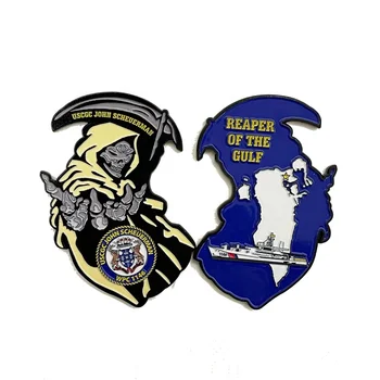 Bulk Personalized Challenge Coins Flat 2D Enamel Pin Gifts & Crafts Souvenir collection Coins