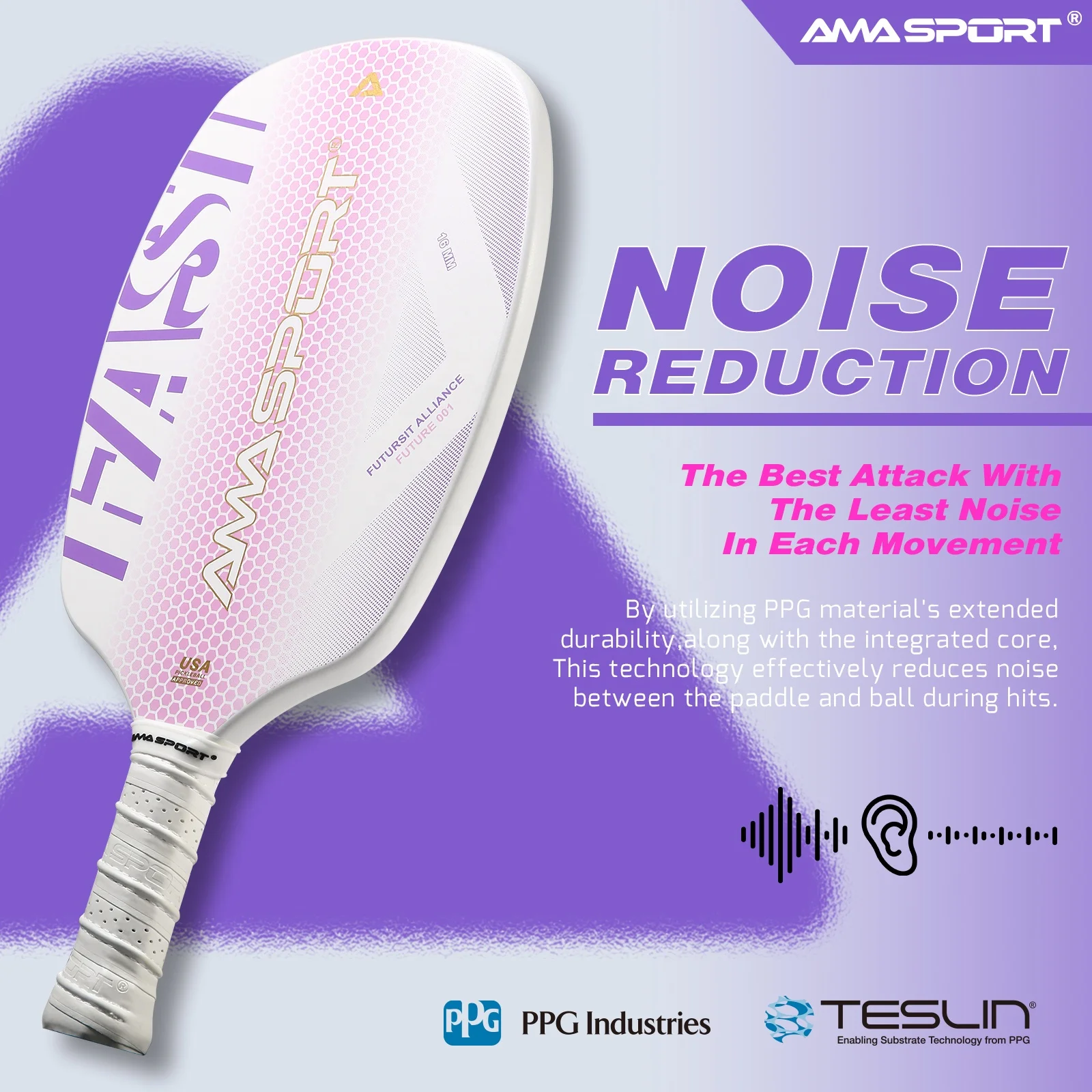 Ama Sport Toray T700 Uv Color Changing Carbon Thermoformed Quiet