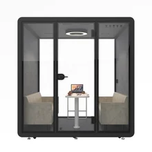 High quality hot selling silent cabin phone box for office use