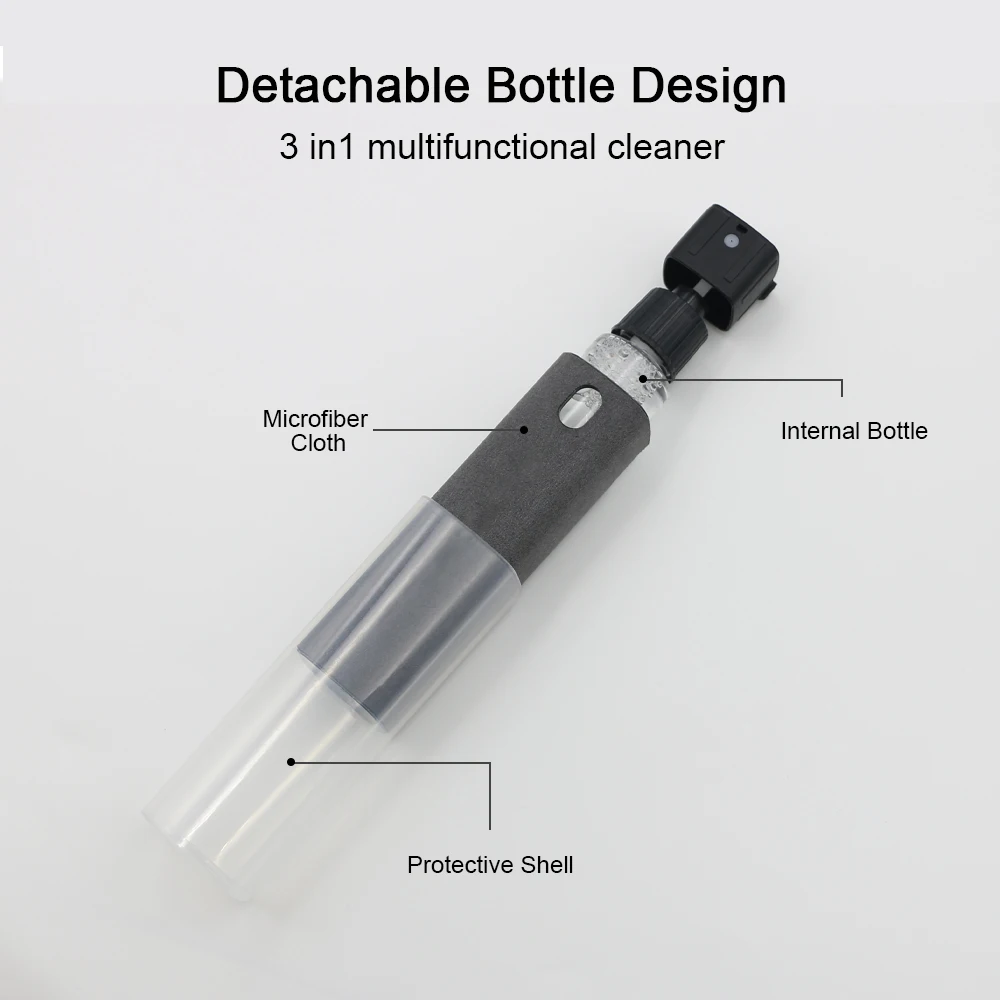 Microfiber Screen Cleaner Spray Bottle Set Mobile Phone Pad Computer Microfiber Cloth Wipe for iPhone Cleaning Glasses Wipes