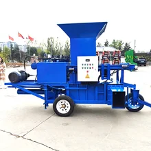 Full-automatic Silage Feed Bagging Baler Hydraulic Hay and Straw Baler Machine/Animal Hay Grass Feed Baling Pressing Machine