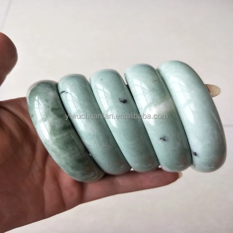 Natural Emerald Jade Bracelets For Women And Men Floating Jade