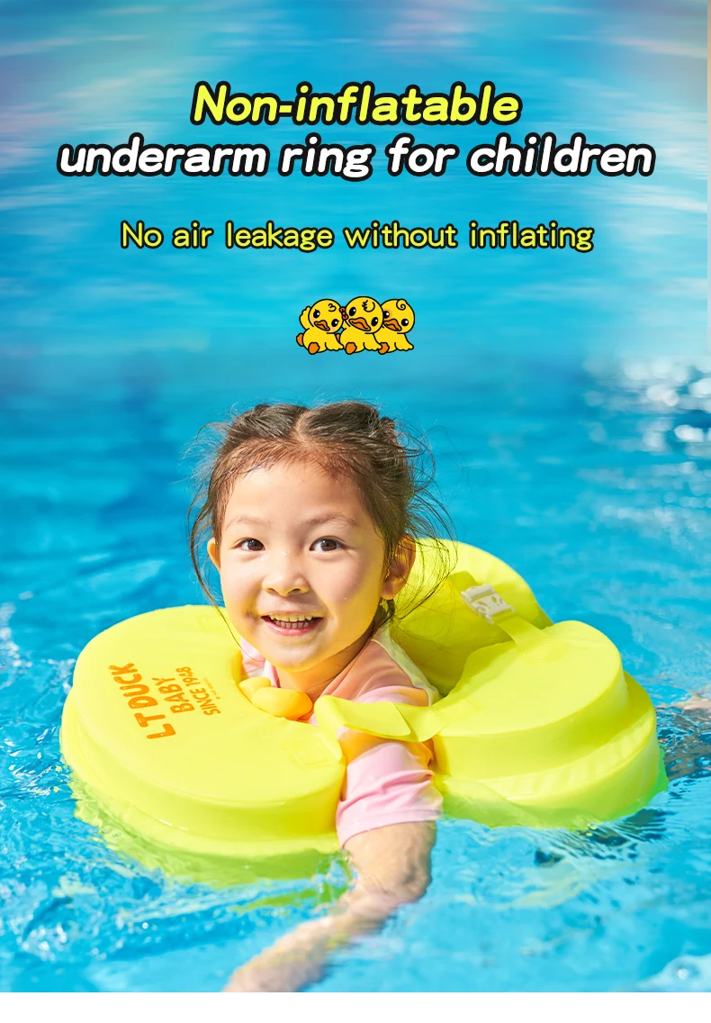 Safety Underarm Baby Swim Ring Swimming Pool Accessories Non Inflatable