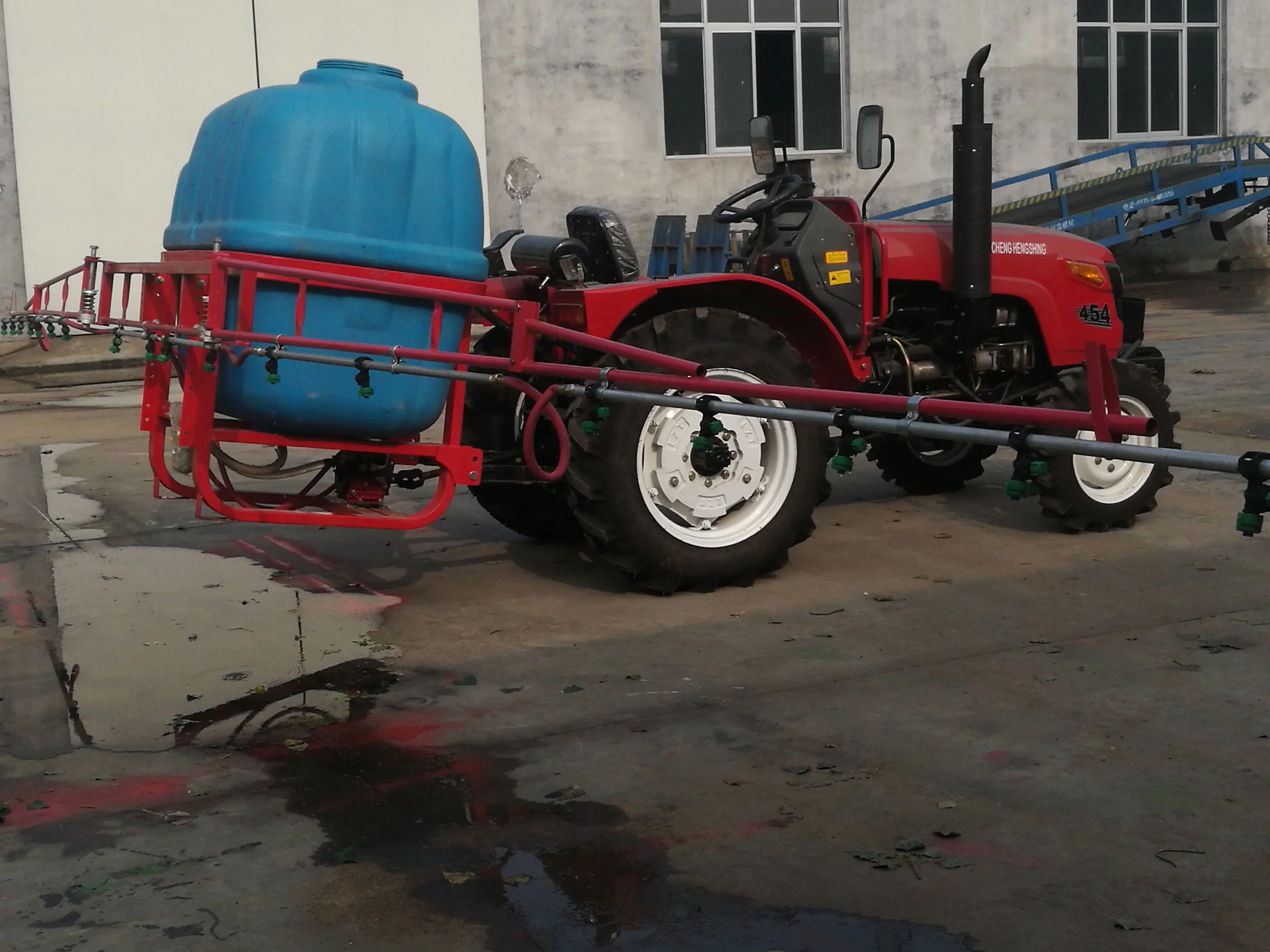 Agriculture Implement 4 Wheel Tractor Linked Boom Sprayer with Spray bar