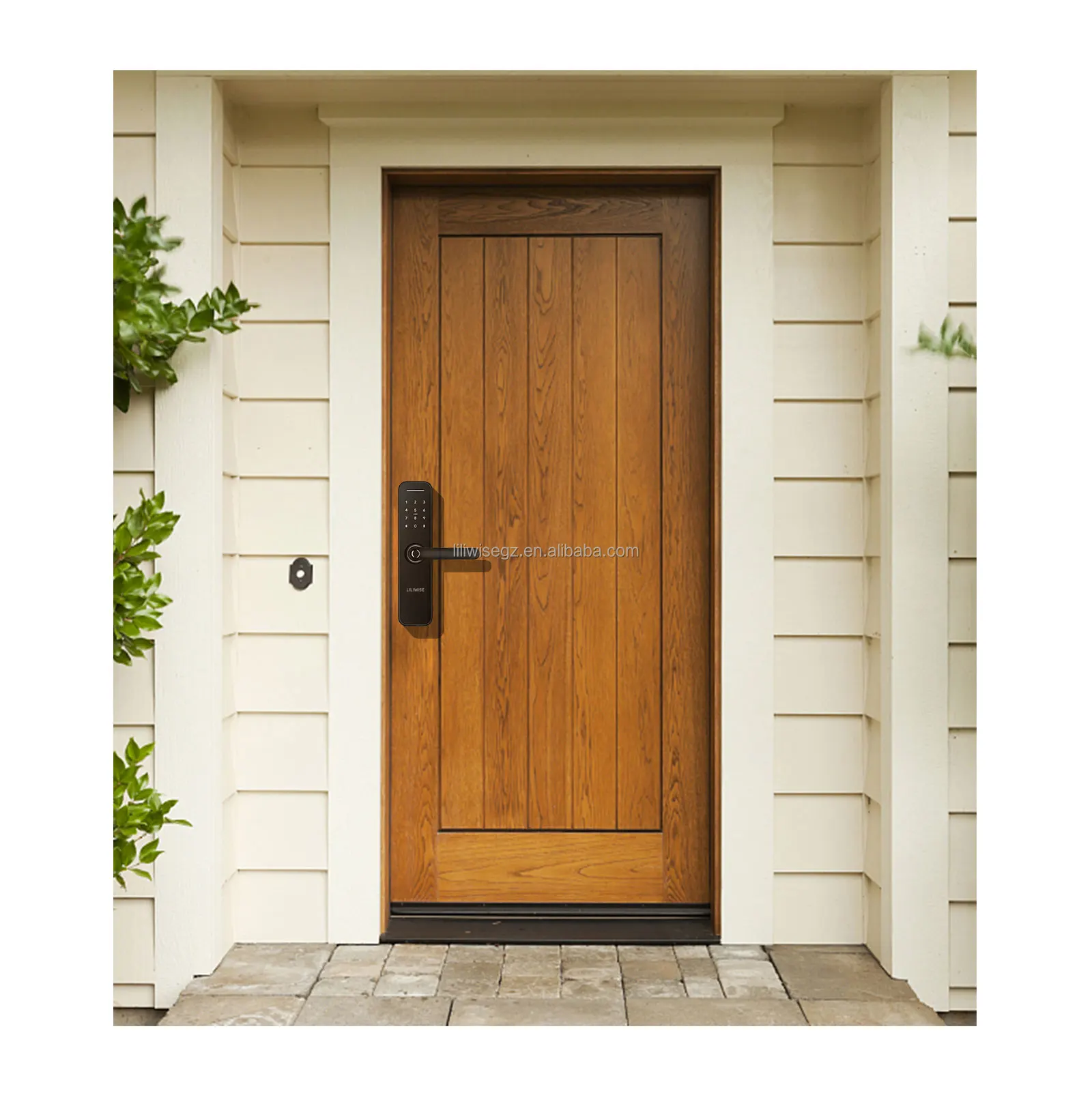 Touch Screen Electric Gate Lock Smart Door Lock with Fingerprint and Tuya App Wifi Control