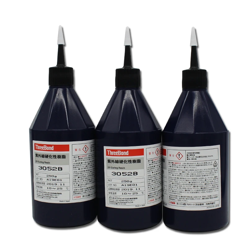 Japan Threebond3052b Lcd Sealing Uv Adhesive Uv Curing Adhesive For Lcd