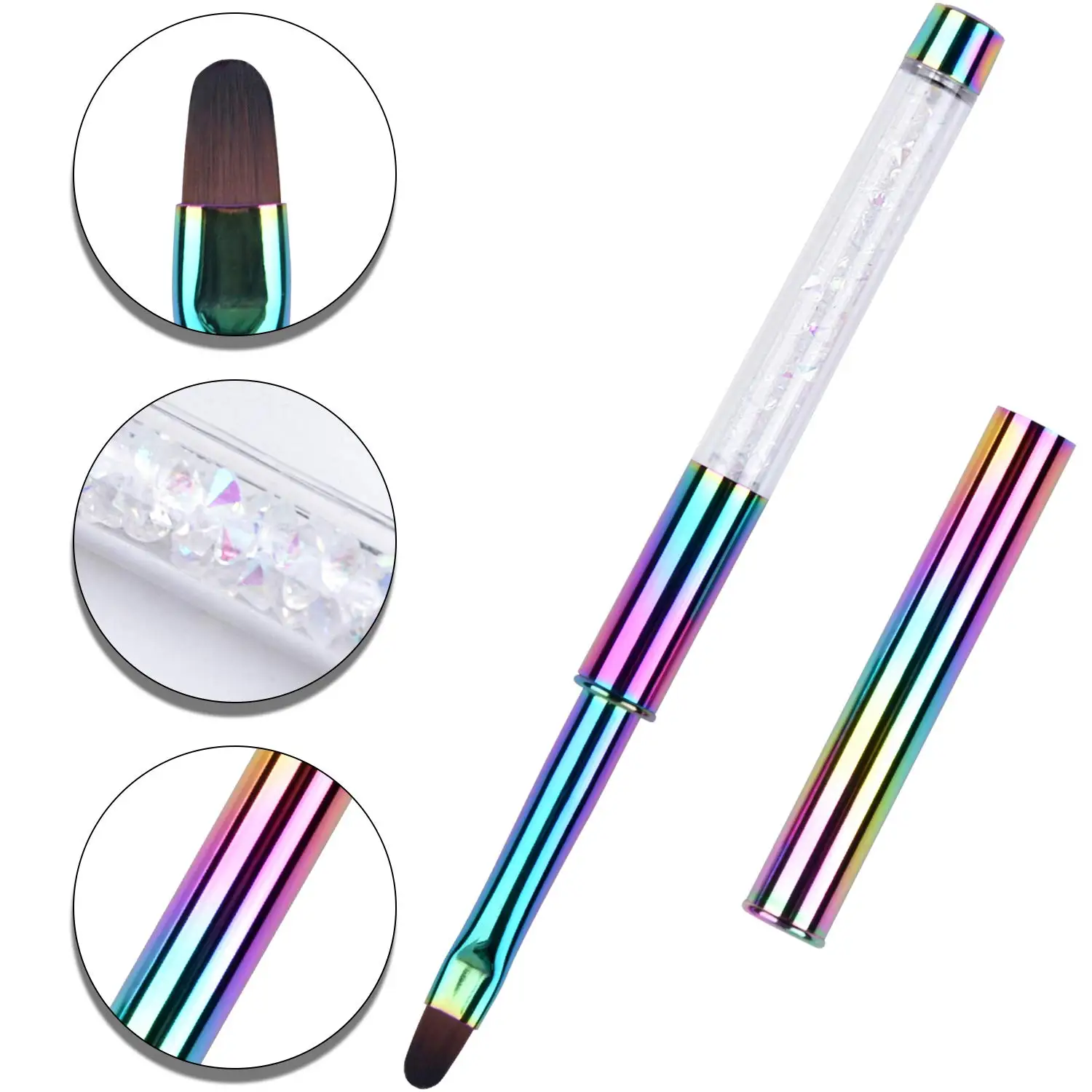 2023 Private Labeling Nail Art Set Design Acrylic Gel Nail Brushes With