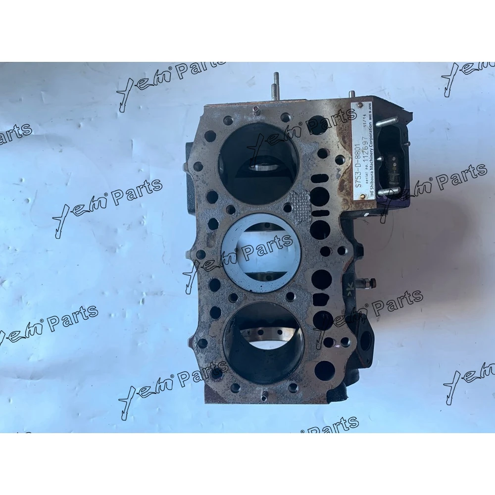 S753 Cylinder Block Fit for Shibaura Excavator Diesel Engine for Shibaura Cylinder Block