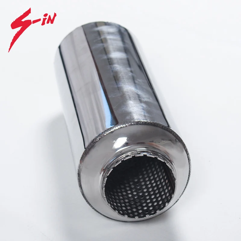 3X4 inch 76mm Car Stainless Steel Exhaust Pipes Single Braided