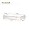 Caja de almacenamiento transparente A4 de tamaño mediano