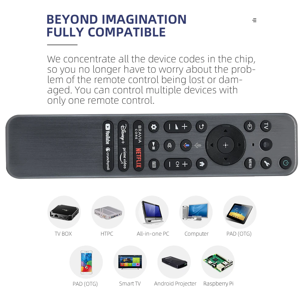 RCU Factory Price Custom Controller Sell High Quality New Universal Control Remote Control RMF-TX800U for Sony Bravia Smart TVs